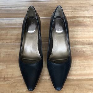NIB Navy Dolly Kidskin Calvin Klein Heels